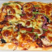 Picture Of Square Pizza Fast Food